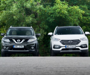 Nissan X-Trail 1.6 dCi AWD Tekna vs. Hyundai Santa Fe 2.2 CRDi AWD Platinum