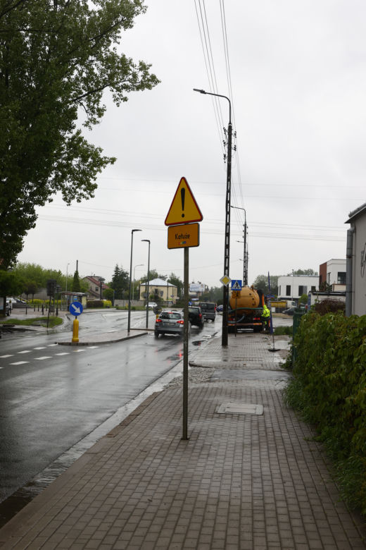 Ulice Warszawy popłynęły po ulewie