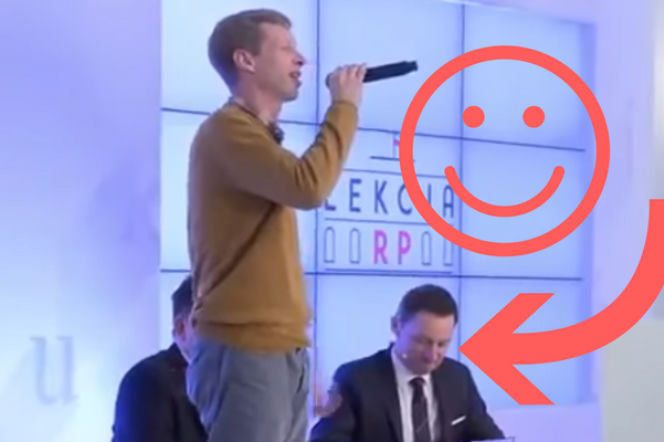Tadek u Prezydenta Dudy - kadr z nagrania