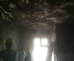Uczniowie bydgoskie budowlanki mają wielkie serca! Teraz remontują kuchnię, która doszczętnie spłonęła [ZDJĘCIA]