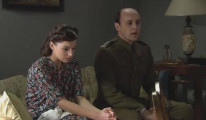 CZAS HONORU 5, odc. 63. LENA (Agnieszka Więdłocha), płk Leon Wasilewski (Adam Woronowicz) z UB