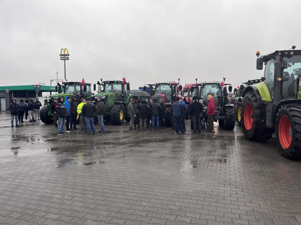 Kolejny protest rolników w Gorzowie