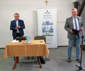 Marek Budzisz w Muzeum Regionalnym w Siedlcach