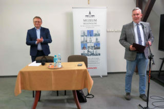Marek Budzisz w Muzeum Regionalnym w Siedlcach