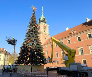 Dziwny obiekt w centrum Warszawy. Co tu powstaje? Stolica już stroi się na Boże Narodzenie!