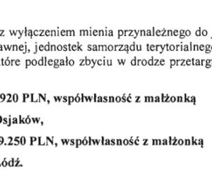16 Oświadczenie majątkowe wiceprezydenta Wojciecha Rosickiego