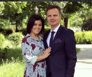Katarzyna Cichopek i Marcin Hakiel na pierwszej komunii syna Adasia