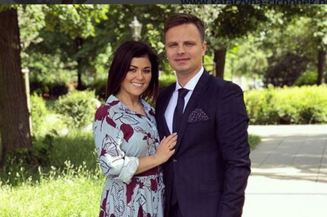 Katarzyna Cichopek i Marcin Hakiel na pierwszej komunii syna Adasia