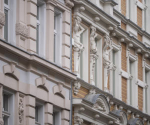 Wyremontowane kamienice przy ulicy Mierniczej