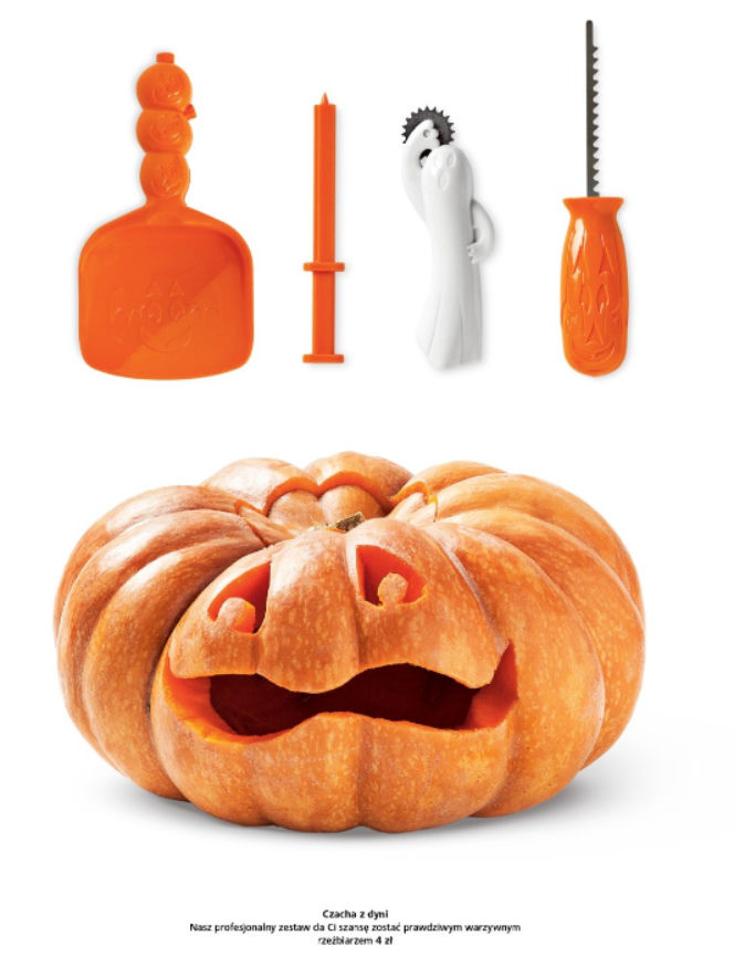 Gadżety i stroje na Halloween w sklepach flying tiger