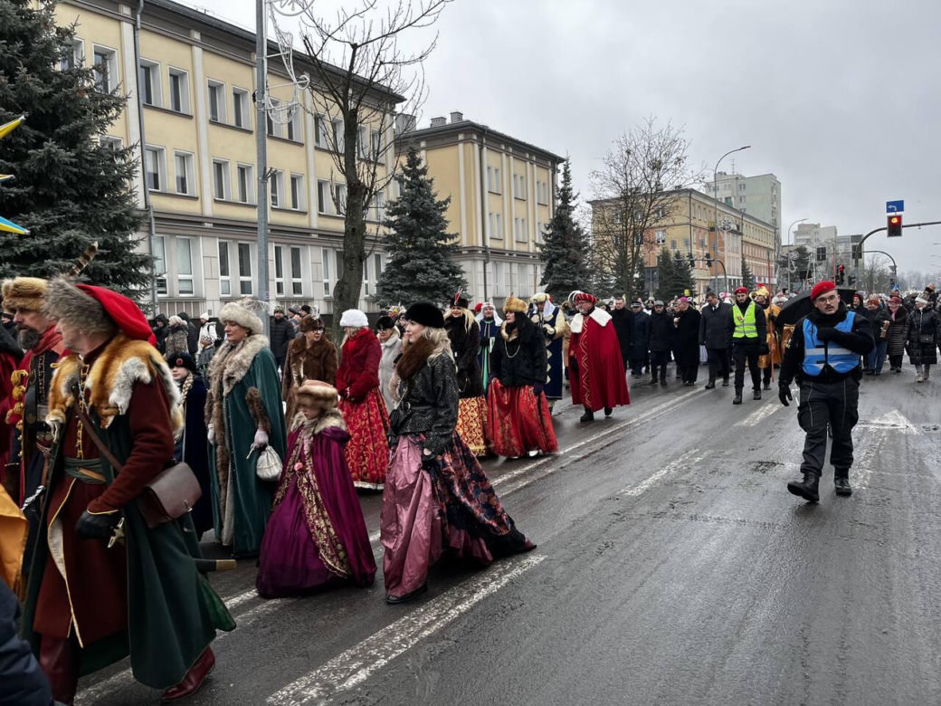 Orszak Trzech Króli 2025 na ulicach Białegostoku
