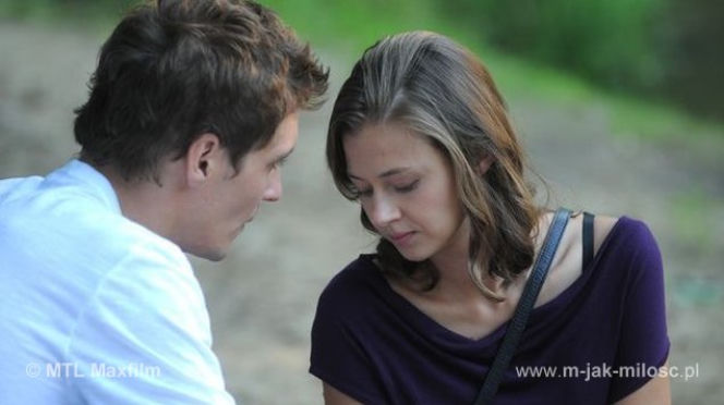 M jak miłość odc. 1035. Marcin (Mikołaj Roznerski), Eryka (Marta Juras)