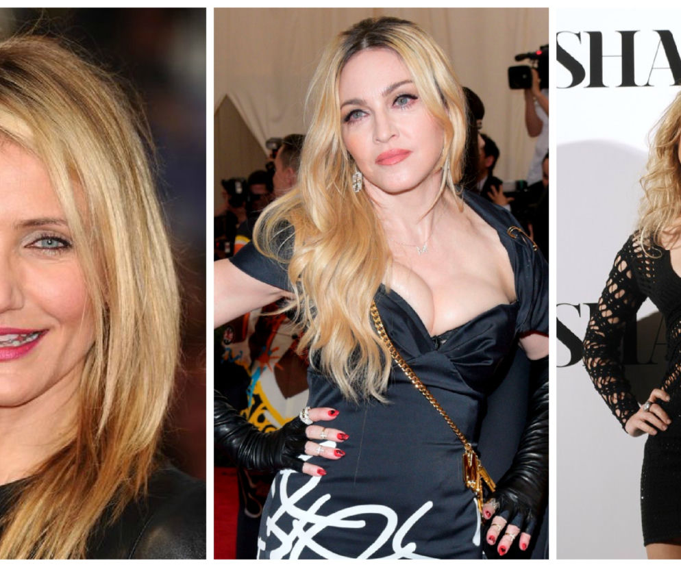 cameron diaz, madonna, shakira