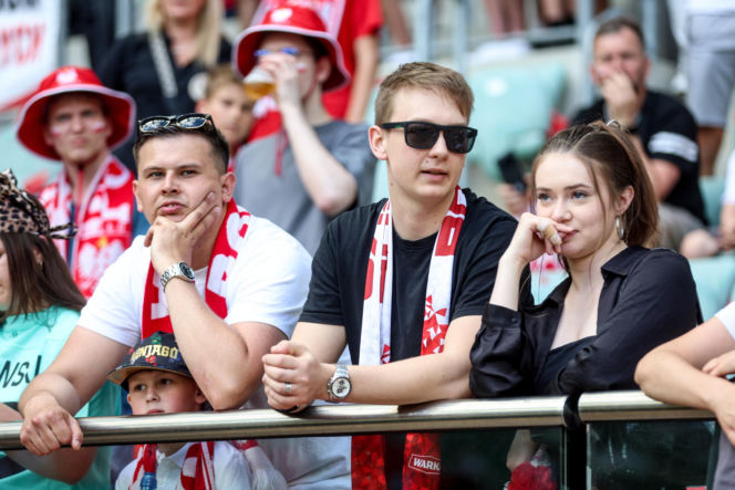 Polska - Ukraina. Tłumy kibiców na trybunach. Znajdź się na zdjęciu!