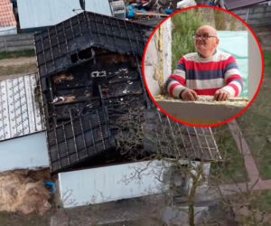 Druh Ryszard przez długie lata ratował życie i dorobek innych. Ogień zniszczył jego dom