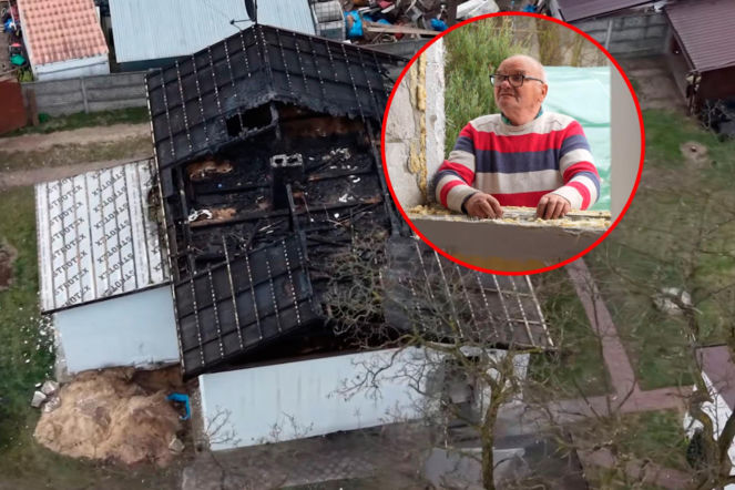 Druh Ryszard przez długie lata ratował życie i dorobek innych. Ogień zniszczył jego dom