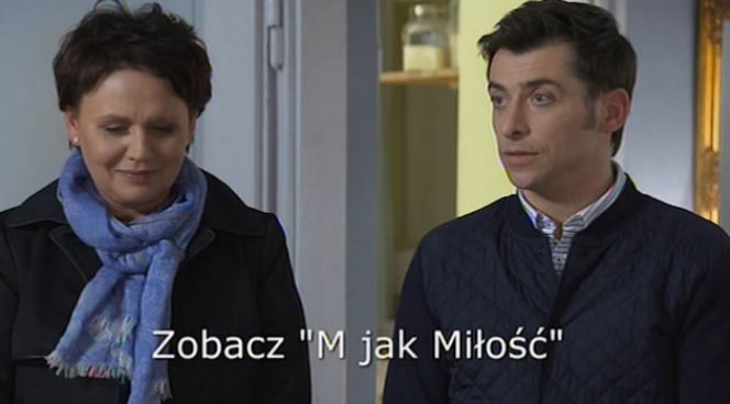 M jak miłość odcinek 1152, Marek (Kacper Kuszewski), Marysia (Małgorzata Pieńkowska)