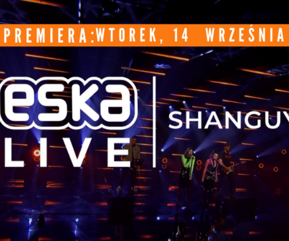 Shanguy z gorącym koncertem w ESKA Live! Te hity w nowych wersjach dodadzą energii!