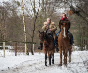 Magdalena Cielecka w spektaklu Teatru Telewizji Wszystko na sprzedaż