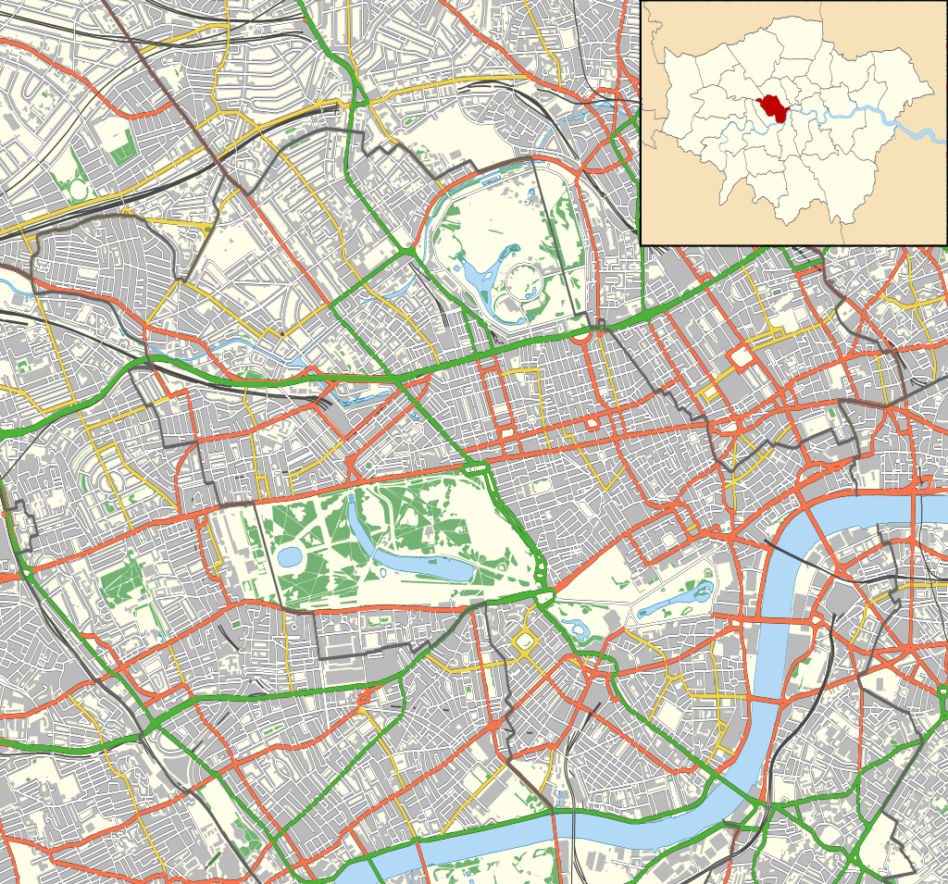 Mapa Londynu