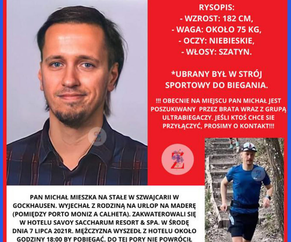 Zaginiony Polak Michał Kozek 