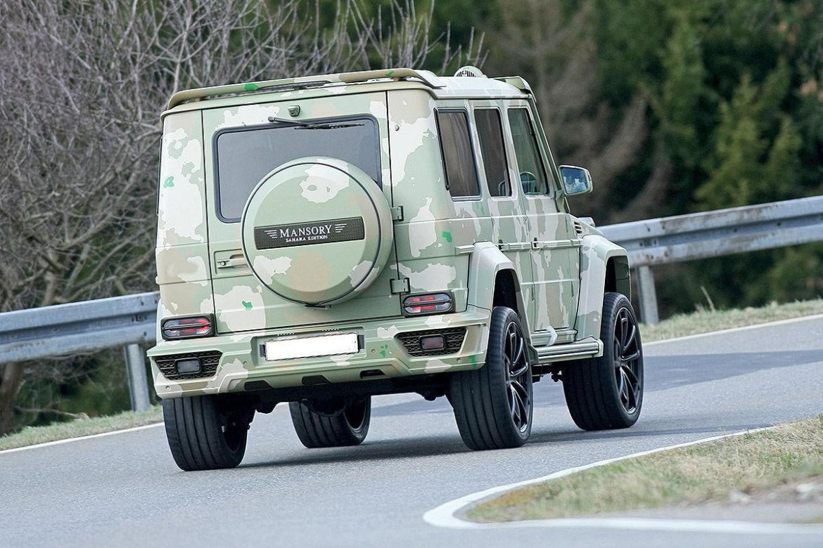 Mercedes-Benz G63 AMG Sahara Edition po tuningu Mansory