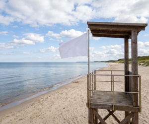 Sinice Sarbinowo. Czy w Sarbinowie można się kąpać 30.08? Flaga, warunki pogodowe