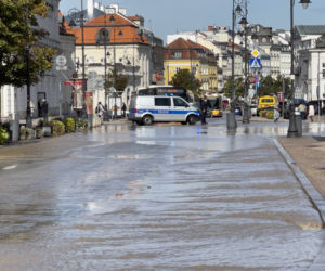 Wielka awaria wodociągowa w Śródmieściu