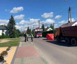 Wypadek w Puńsku. Zginął kierowca motoroweru