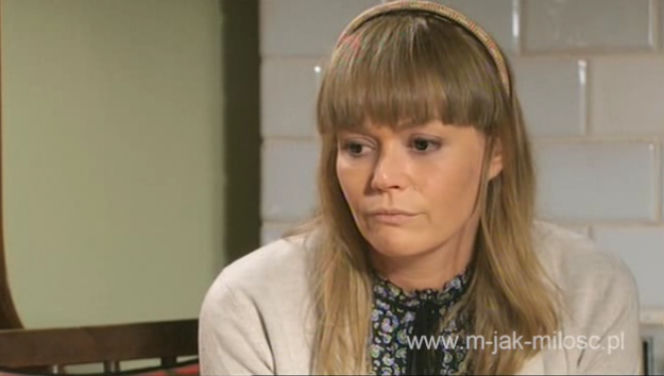 M jak miłość odcinek 1146, żona Rafała - sobowtór Anny (Tamara Arciuch)