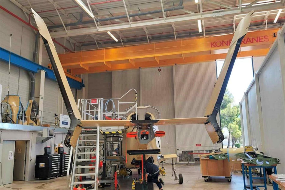 Śmigłowiec Airbus Racer podczas budowy