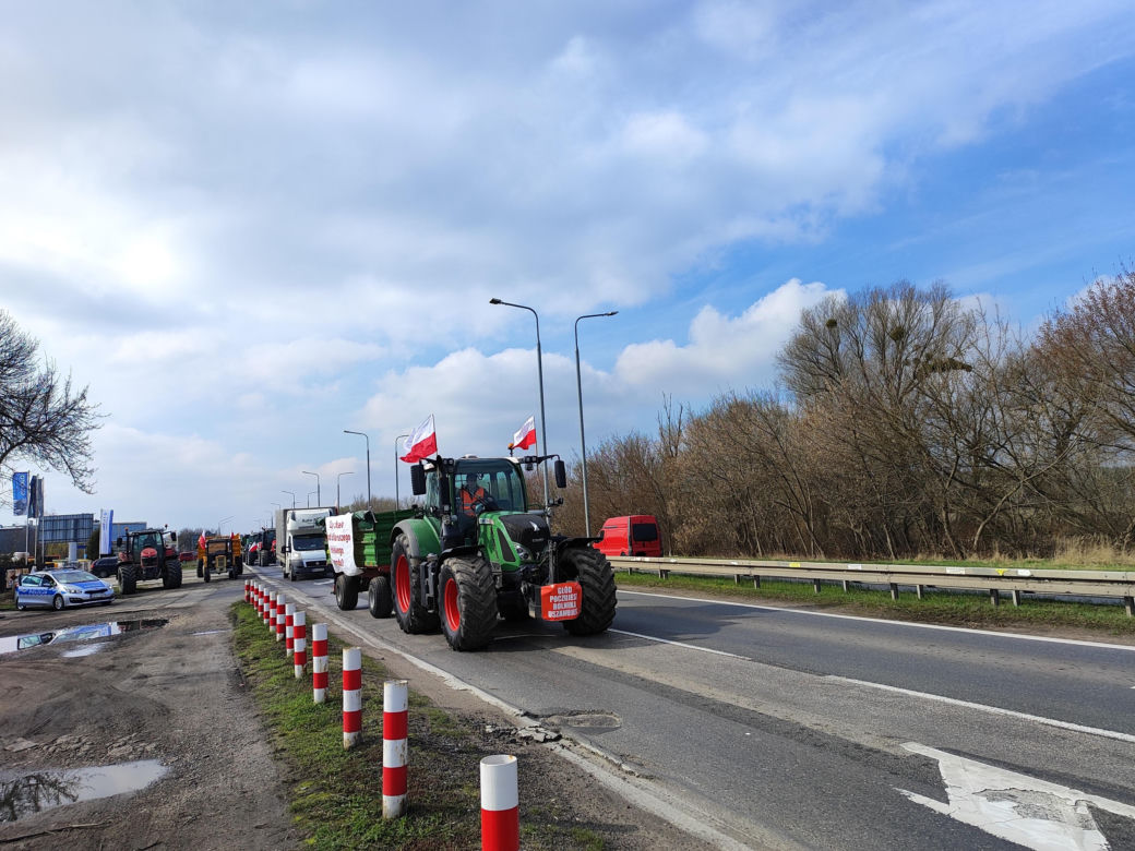 Protest rolników w Radomiu 20 marca