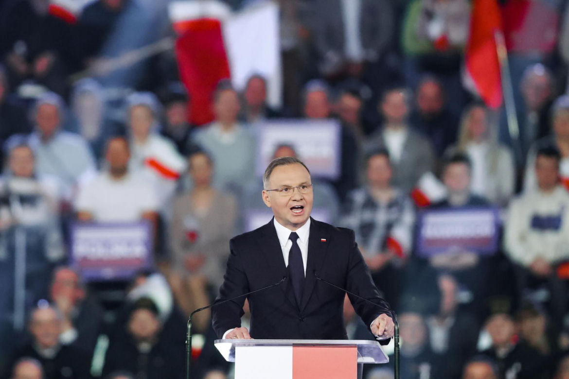 Łódź. konwencja wyborcza Karola Nawrockiego