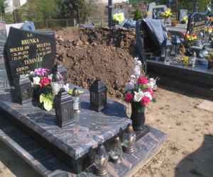 Pogrzeb zamordowanego Artura C. z Dąbrówki
