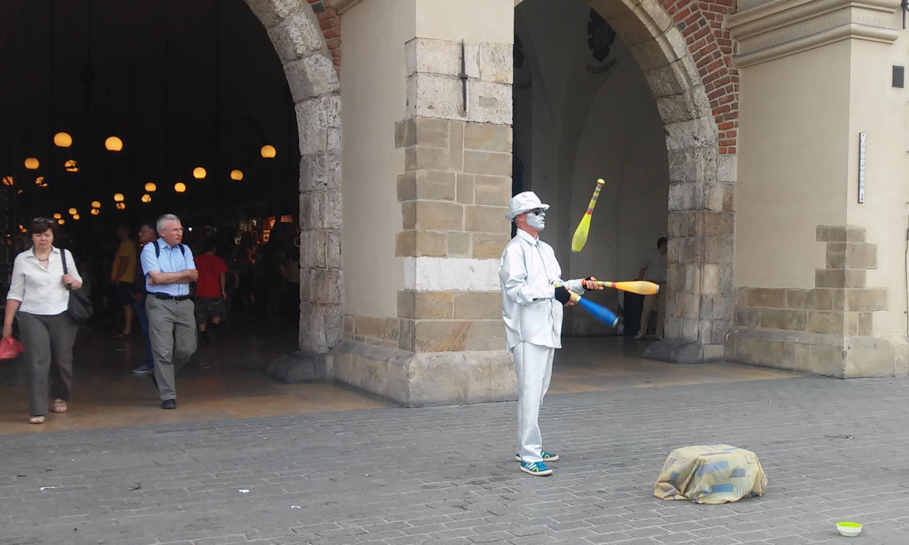 Uliczni artyści