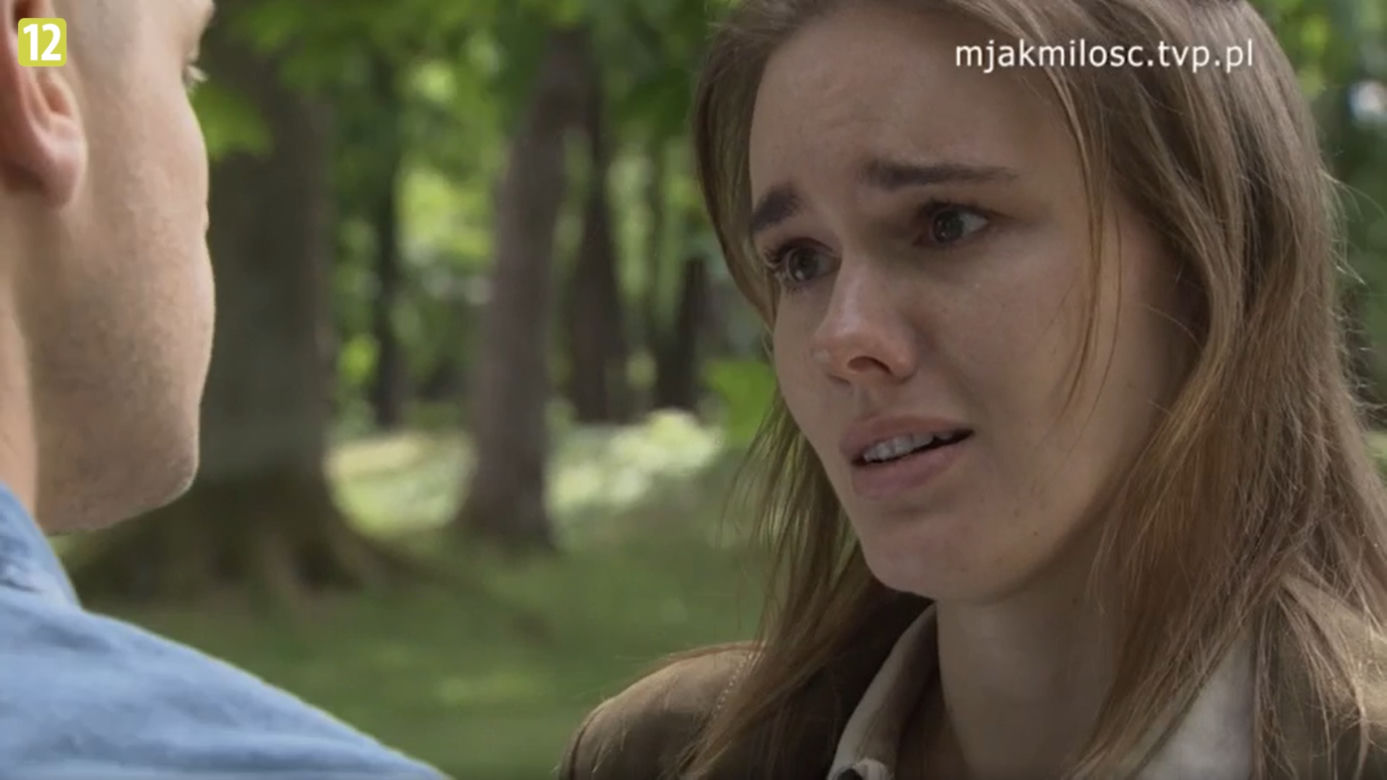 M jak miłość. Franka (Dominika Kachlik),Paweł (Rafał Mroczek)