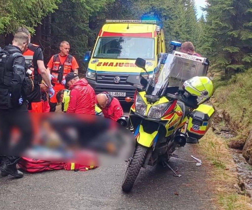 Dramat na karkonoskim szlaku. Turyści natychmiast ruszyli na ratunek