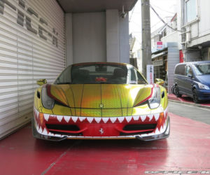 Ferrari 458 Spider Golden Shark