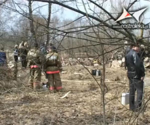 Makabryczne zdjęcia ze Smoleńska - ciała i resztki samlotu - 18+ 