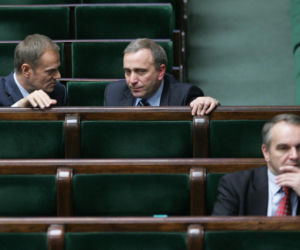 Donald Tusk i Grzegorz Schetyna