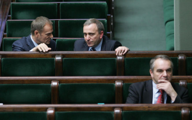 Donald Tusk i Grzegorz Schetyna