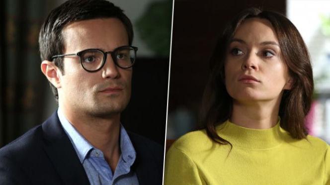 Barwy szczęścia.Oliwier Jakubczyk (Mikołaj Krawczyk), Natalia (Maria Dejmek)