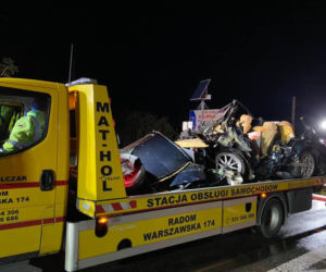 Makabryczny wypadek w Makowcu. Kierowca BMW zginął na miejscu