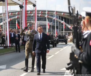 Defilada Wierni Polsce w Katowicach i obchody  Swięta Wojska Polskiego