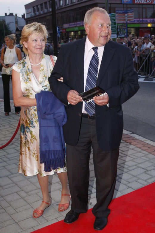 Jerzy Stuhr z żoną Barbarą