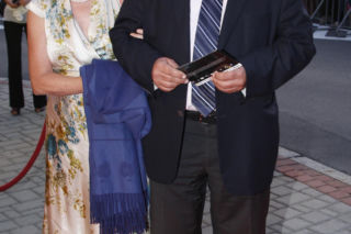 Jerzy Stuhr z żoną Barbarą