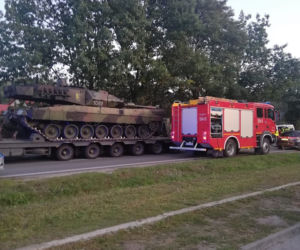 Zderzenie z czołgiem w Sulejówku