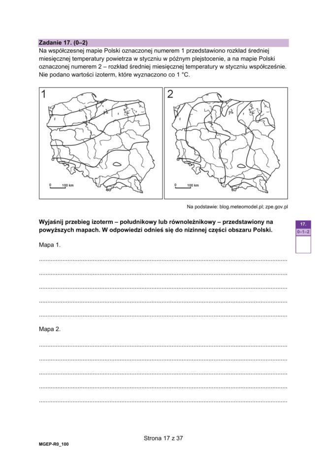 Matura próbna 2026: geografia rozszerzona ARKUSZE CKE + ODPOWIEDZI do ściągnięcia PDF, JPG