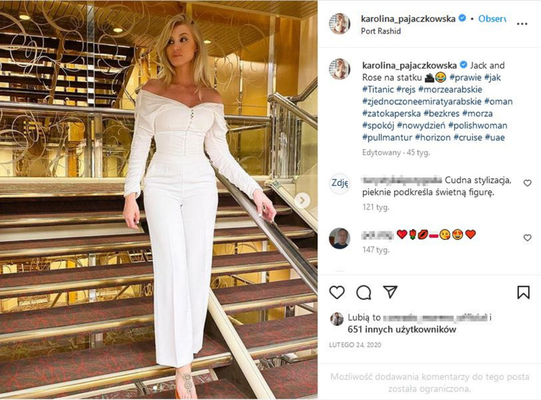 Karolina Pajączkowska w seksownych kreacjach