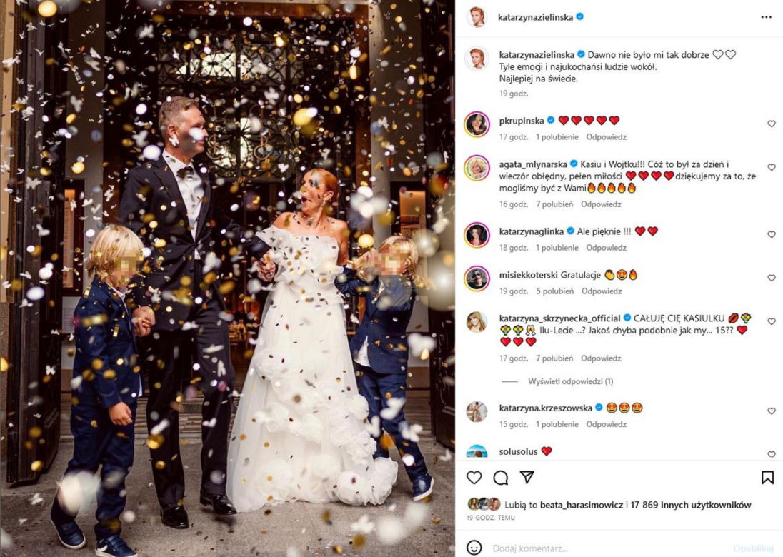 Katarzyna Zielińska wzięła drugi ślub